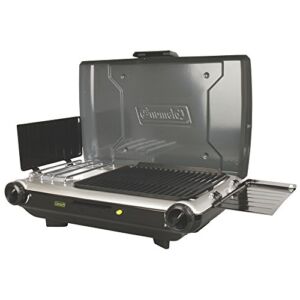 Coleman Camp Propane Grill/Stove+ , Black and Silver