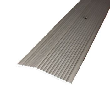 M-D Building Products 43854 M-D Wide Fluted Carpet Trim, 36 in L X 1-3/8 in W, Aluminum, Pewter, Pack of 1 | The Storepaperoomates Retail Market - Fast Affordable Shopping