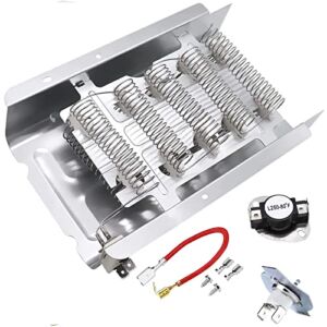 279838 Dryer Heating Element for Whirlpool Cabrio Maytag Kenmore Roper Amana Dryer Heating Element Parts Thermostat Thermal Fuse Kit Medx655dw1 Wed4815ew1 Replacement by APPLIANCEMATES