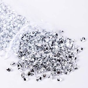 AiFanS Silver Nuggets for Table Scatter Decoration or Vase Filler,(Silver,1.4cm,Pack of 755 Piece)