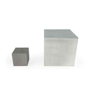 Kilo Tungsten and Magnesium Cube Set (1.5″ W Cube and 3.255 Mg Cube)