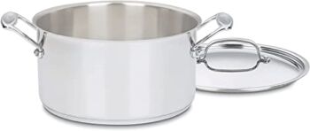 Cuisinart 744-24 Chef’s Classic Stainless Stockpot with Cover, 6-Quart,Silver | The Storepaperoomates Retail Market - Fast Affordable Shopping