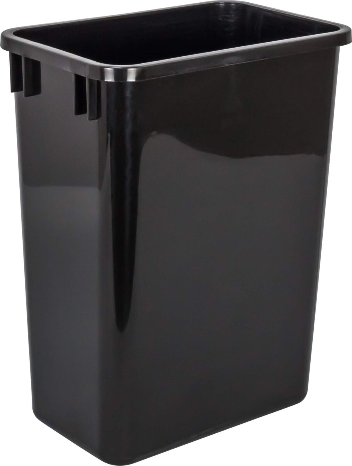 Hardware Resources Plastic Trash Can – Indoor Garbage Bin for Kitchen, Home, Office & Commercial Use – Large Waste Disposal Tub – Compatible with Pull-Outs & Frames – 35-Quart (8.75-Gallon) – Black | The Storepaperoomates Retail Market - Fast Affordable Shopping