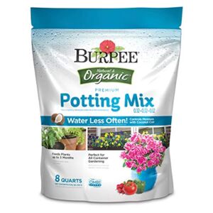 Burpee Organic Premium Potting Mix, dirt