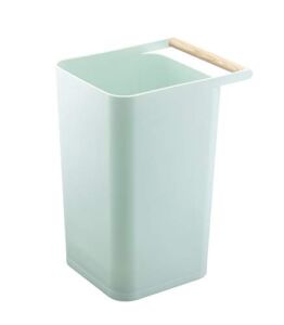 Yamazaki Home Como Plastic | Trash Can, One Size, Blue