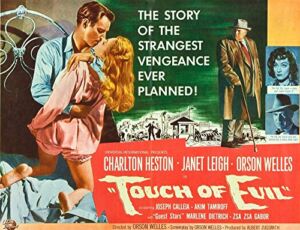 Posterazzi Touch Of Evil Charlton Heston Janet Leigh Orson Welles Marlene Dietrich Joseph Calleia 1958. Movie Masterprint Poster Print, (14 x 11)