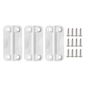 LBB-Parts Cooler Hinges for Igloo Cooler, Igloo Cooler Replacement Hinges, High Strength Igloo Cooler Hinges, Igloo Cooler Plastic Hinges for Ice Chests (3)