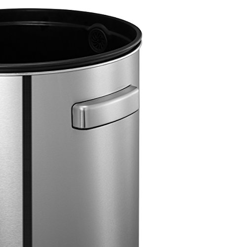 EKO Urban Commercial Round Open Top Stainless Steel Trash Can 90L | The Storepaperoomates Retail Market - Fast Affordable Shopping