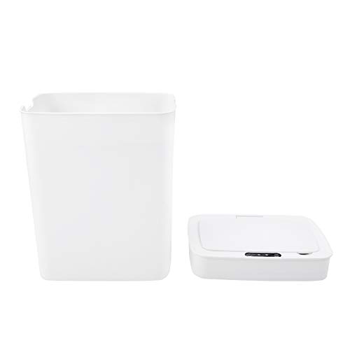 Automatic Touchless Trash Can,WOOW DEPOT 3.7 Gallon Smart Infrared Motion Sensor Garbage Bin with Lid,Waterproof Induction Trash Bin for Kitchen Bathroom Office,White | The Storepaperoomates Retail Market - Fast Affordable Shopping