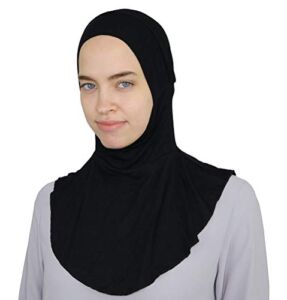 Modefa Ninja Hijab Bonnet Underscarf Cap (Black)