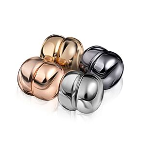Magnetic Hijab Pins: Gold, Rose Gold, Silver, Gunmetal [Variety 4-Pack]