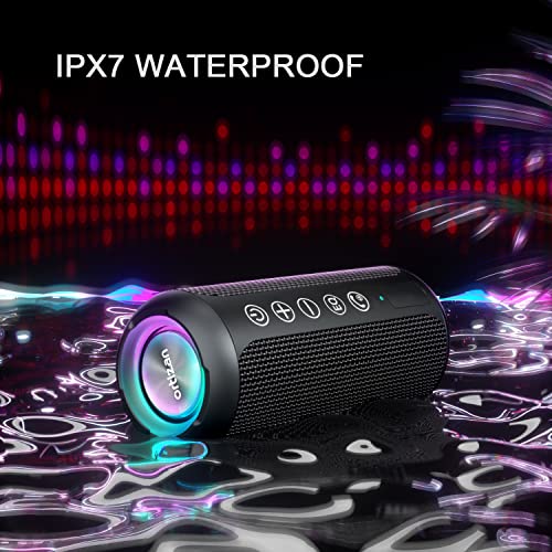 Ortizan Portable Bluetooth Speaker, IPX7 Waterproof Wireless Speaker with 24W Loud Stereo Sound, Outdoor Speakers with Bluetooth 5.0, 30H Playtime, 66ft Bluetooth Range, Dual Pairing for Home, Travel | The Storepaperoomates Retail Market - Fast Affordable Shopping