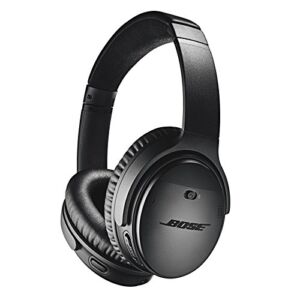 Bose QuietComfort 35 (Series II) Wireless Headphones, Noise Cancelling, Alexa Voice Control – Black – Worldwide Version (Renewed)
