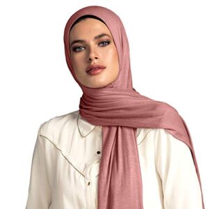 Voile Chic 8 Colors Dusty Rose Premium Jersey Head Scarf Wrap