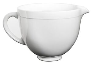 KitchenAid KSMCB5LW 5-Qt. Tilt-Head Ceramic Bowl – White Chocolate