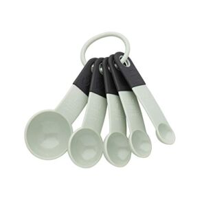 KitchenAid – KE057OHPIA KitchenAid Classic Measuring Spoons, Set of 5, Pistachio/Black