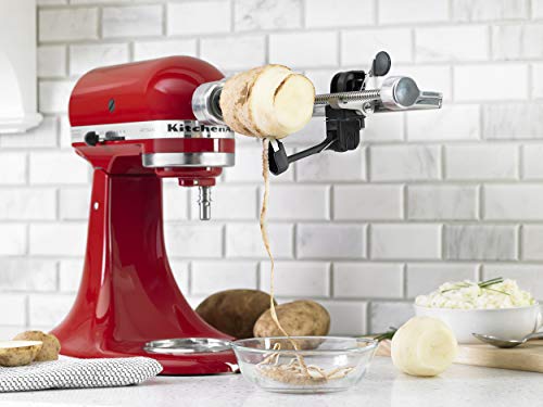 KitchenAid KSM2APCQ 7 Blade Spiralizer Plus with Peel, Core and Slice | The Storepaperoomates Retail Market - Fast Affordable Shopping