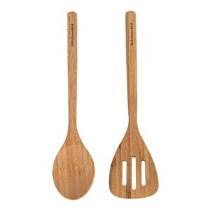 KitchenAid Bamboo Turner and Spoon Set, 2-Piece