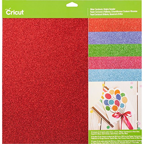Cricut Glitter Cardstock Sampler, Brights 12″ x 12″ | The Storepaperoomates Retail Market - Fast Affordable Shopping