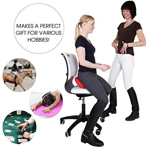 Portable Saddle Stool – Make Any Chair a Swinging Saddle Chair – Perfect for Ergonomic Office Chair – Makes A Great Gift for Coworkers and Friends – Comfortable Ergonomic Stool (Black) – by Humantool | The Storepaperoomates Retail Market - Fast Affordable Shopping
