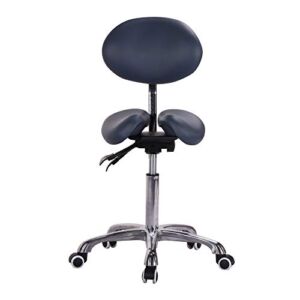 Master Massage Berkeley Ergonomic Split Seat Style Backrest Saddle Stool With Two Tilting Option In Royal Blue, 1count, Blue