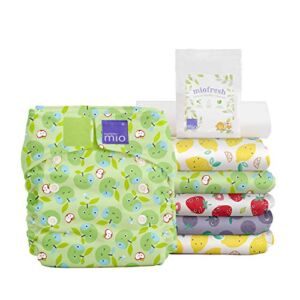 Bambino Mio, miosolo Classic Cloth Diaper Set, Cute Fruit