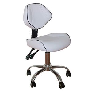 WONOOS Dentist Chair Doctor Saddle Stool Beauty Manicure Chair Swivel Seat for Medical Clinic Hospital Lab Doctor Chair,G
