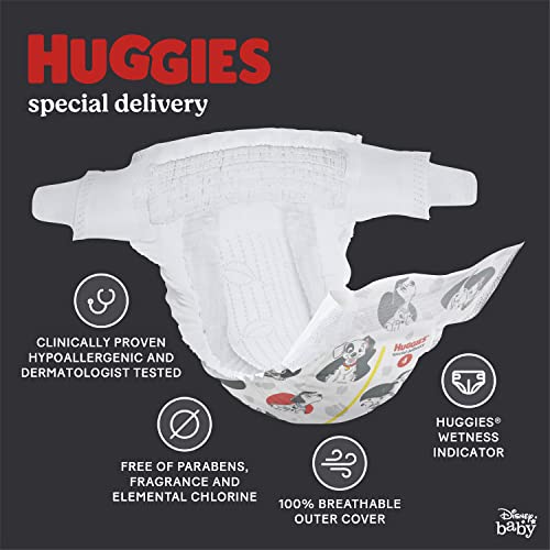 Hypoallergenic Baby Diapers Size 6 (35+ lbs), Huggies Special Delivery, Fragrance Free, Safe for Sensitive Skin, 96 Ct | The Storepaperoomates Retail Market - Fast Affordable Shopping