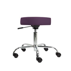 EARTHLITE Pneumatic Rolling Stool – Commercial Grade, Adjustable, CFC-Free, No leaking – Spa, Massage & Medical Chair