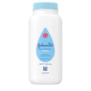 Johnson’s Baby Powder Soothing Aloe & Vitamin E 1.50 oz (2 Pack)