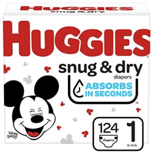 Huggies Snug & Dry Diapers, Size 1