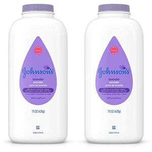 Johnson’s Baby Powder, Lavender 15 oz (425 g)(pack of 2)