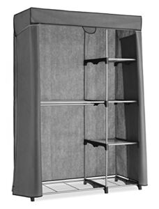 Whitmor Deluxe Utility Closet – 5 Extra Strong Shelves – Removable Cover