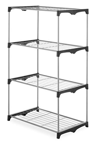 Whitmor 4 Tier Shelf Tower – Closet Storage Organizer | The Storepaperoomates Retail Market - Fast Affordable Shopping