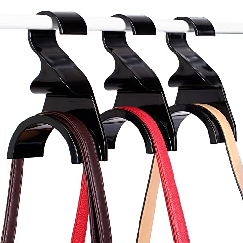 Black Purse Hanger for Closet Set of 3 – Durable Acrylic Organizers and Storage for Luxury Closet – Purse Organizer Holds Up to 66Lbs – Handbag Hook Display for Tote Satchel Crossover Bag Backpack | The Storepaperoomates Retail Market - Fast Affordable Shopping