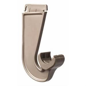Closet Culture by Knape & Vogt 3 in. Champagne Nickel Snap-in Closet Hook