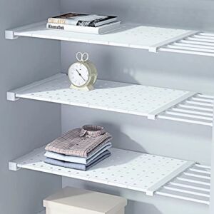 HDAIUCOV Tension Shelf, Expandable Shelf, Adjustable Shelves for Closet/Camper 11.81″-15.75″（9.45″ Width） 1pcs