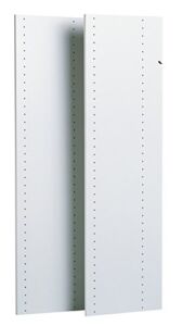 Easy Track 72″ Vertical Panels (2 Pack) Closet Storage, White