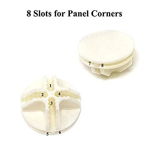 HOWDIA Wire Cube Plastic Connectors for Wire Grid Cube Storage Shelving & Mesh Snap Organizer 50pcs – Cream | The Storepaperoomates Retail Market - Fast Affordable Shopping