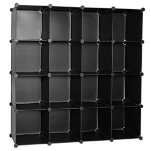 16-Cube Closet Organizer Storage Shelves Cubes Organizer DIY Cabinet Book Shelf