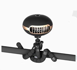 alkcam Mini Handheld Stroller Fan, Battery Small Fan, Clip-on Fan for Bedroom, Desk, Personal Handheld, Stroller, Travel, Car