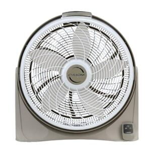 SLEE 20 Inch Air Circulator Wall Mount Ventilate Cooling Fan with Remote Control Gray