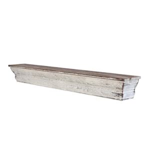 Distressed Ledge Shelf Large, Wall Shelves Organizer for Bedrooms, Hallways, Stairways, Entryways, Kitchens, and Bathrooms