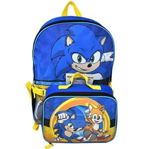 Sonic 2 16″ Backpack with lunch bag