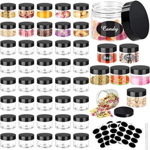 1 oz Plastic Spice Jars w/Caps and Sifters for Herbs, Spices, Powders, Spice Bottles Great For Travel, Camping, BLACK 1 OZ (30ml Spice Jar) 1OZ-JAR 1oz Plastic Jar
