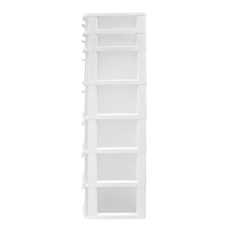 MQ Eclypse 7-Drawer Plastic Storage Unit in White | The Storepaperoomates Retail Market - Fast Affordable Shopping