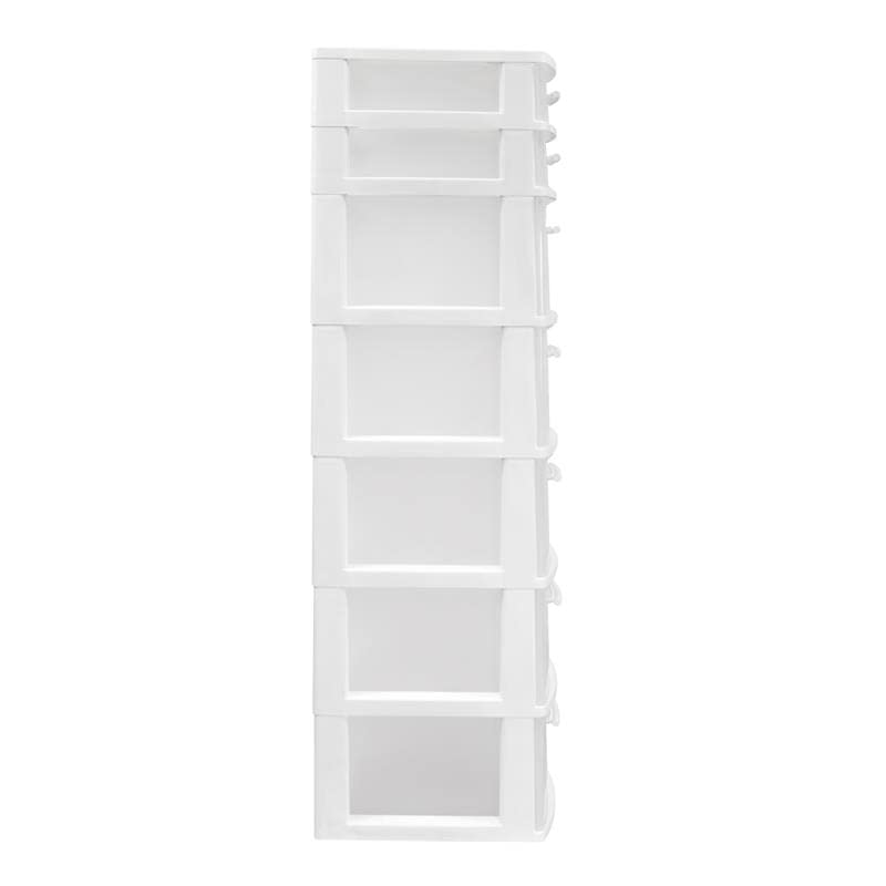 MQ Eclypse 7-Drawer Plastic Storage Unit in White | The Storepaperoomates Retail Market - Fast Affordable Shopping