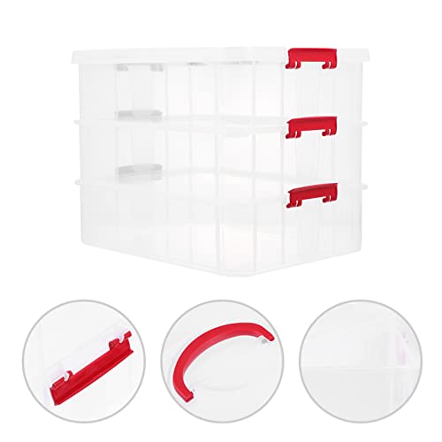 Zerodeko Desktop 3 Drawer Organizer, Portable Storage Box with Top Handle, Plastic Drawer Box Claer Cabinet Medicine Chest Waterproof Storage Container Stackable Storage Bin With Handle Latching | The Storepaperoomates Retail Market - Fast Affordable Shopping