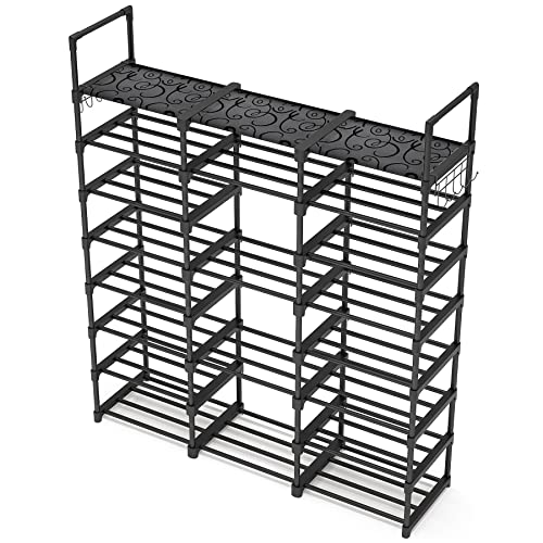 Tribesigns Large Shoe Rack Shoe Organizer 8 Tiers Shoe Rack for Closets Heavy Duty Metal Shoe Rack Large Capacity up to 50 Pairs Shoe Shelf Boots Organizers and Storage for Entryway | The Storepaperoomates Retail Market - Fast Affordable Shopping