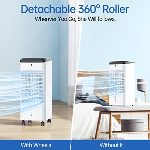 Evaporative Cooler, SEEPER 3-IN-1 Room Air Conditioner, 1-Second Fast Cooling Air Cooler w/ 70°Oscillation, 20FT Remote Controller & 12H Timer, 3 Wind Speeds 22-IN Air Conditioner Portable for Room | The Storepaperoomates Retail Market - Fast Affordable Shopping